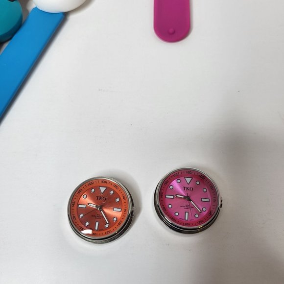 Lot of‎ 2 TKO ORLOGI Slappers Watch with 4 Rubber Bands Working Colorful - Picture 9 of 16